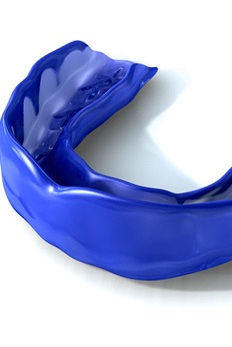 Blue athletic mouthguard